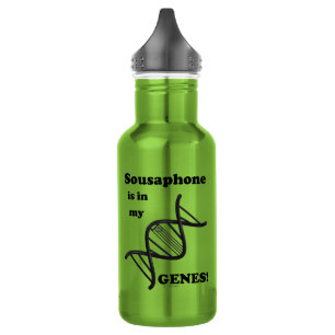 Botella De Agua Sousaphone en mis genes