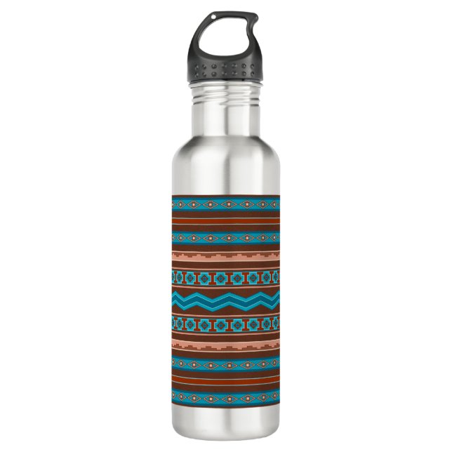 Botella De Agua Southwest Style Geometric Cameron Gorge Design (Anverso)