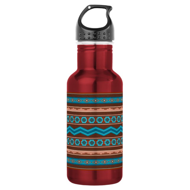Botella De Agua Southwest Style Geometric Cameron Gorge Design (Anverso)