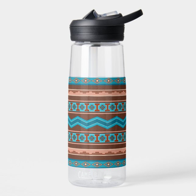 Botella De Agua Southwest Style Geometric Cameron Gorge Design (Izquierdo)
