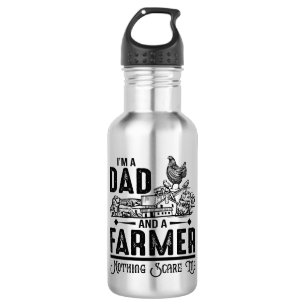 Botella De Agua Soy papá y agricultor Agricultura