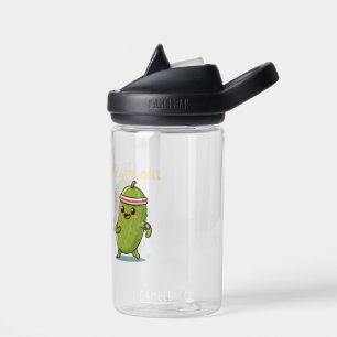 Botella De Agua ¡Soy un Fit-Dill! Diseño divertido de pepino de fi