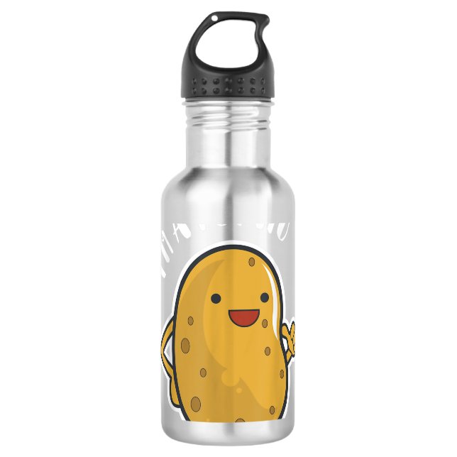 Botella De Agua Soy Una Papa, Fry Francesa, Tee De Papa (Anverso)