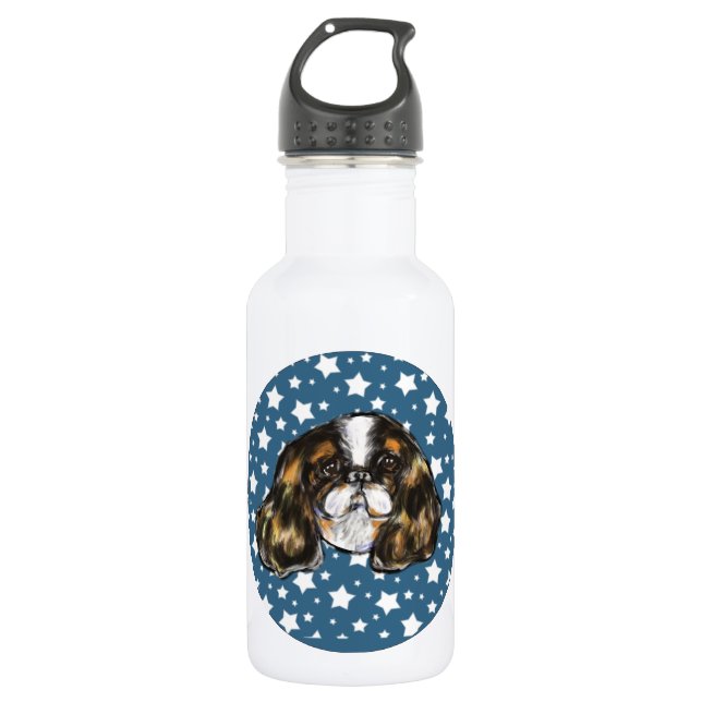 BOTELLA DE AGUA SPANIEL DE JUGUETE INGLÉS (Anverso)
