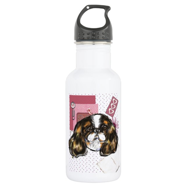 BOTELLA DE AGUA SPANIEL JUGUETE INGLÉS (Anverso)