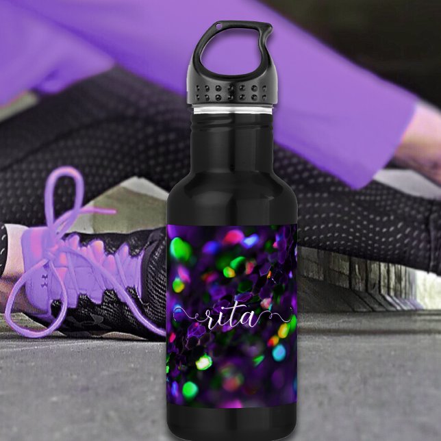 Botella De Agua Sparkling morado oscuro (Subido por el creador)