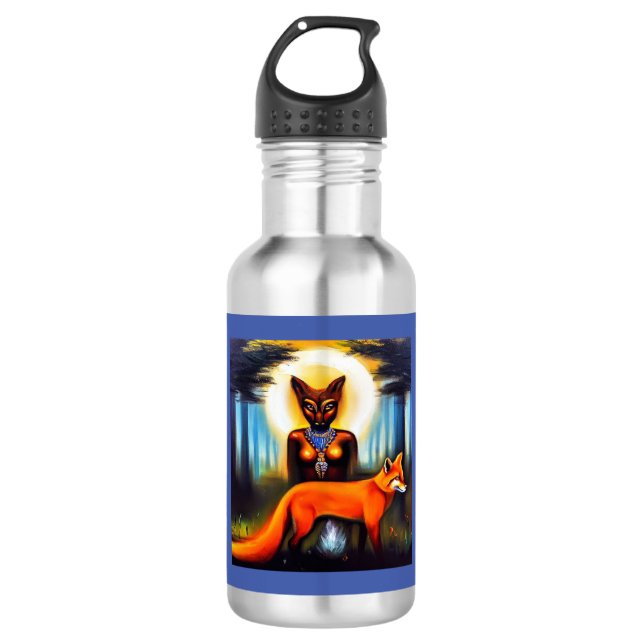 Botella De Agua Spirit Animal Fox 3 (Anverso)