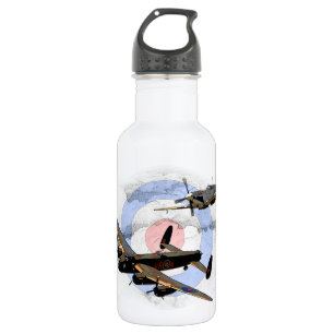 Botella De Agua Spitfire y Lancaster