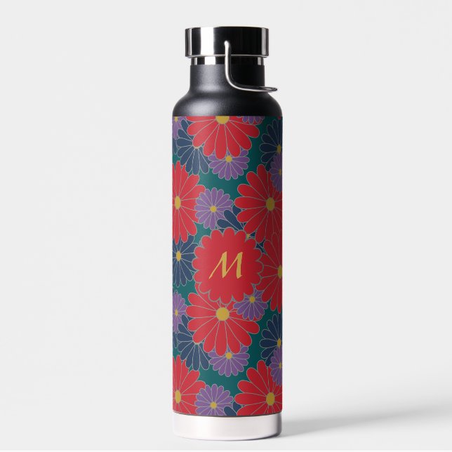 Botella De Agua Splashy Fall Floral (Izquierdo)