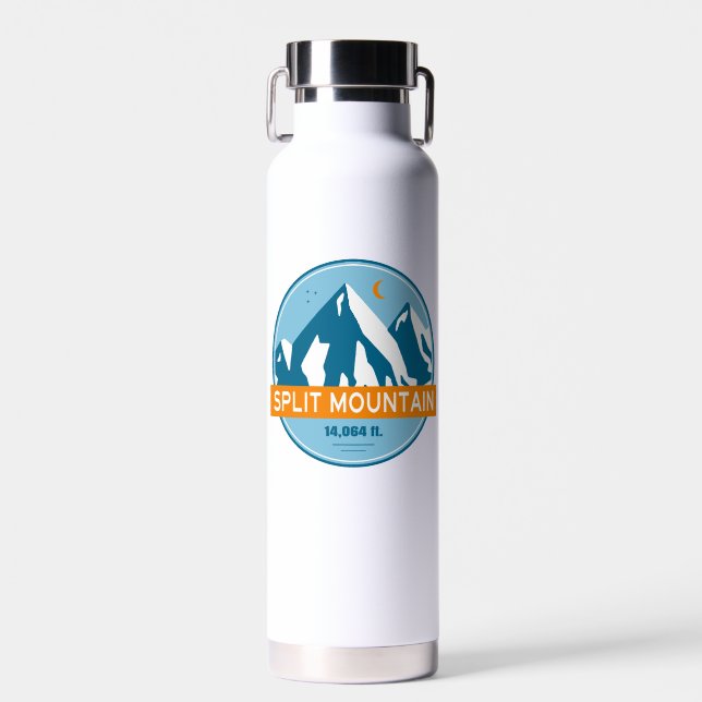 Botella De Agua Split Mountain California Estrellas Luna (Delantero)