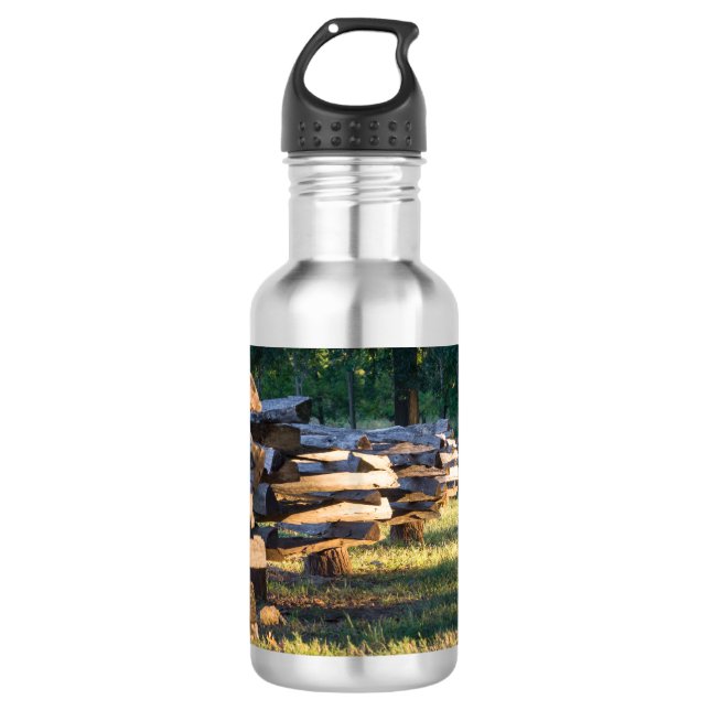 Botella De Agua Split Rail Fence Water Bottle (Anverso)