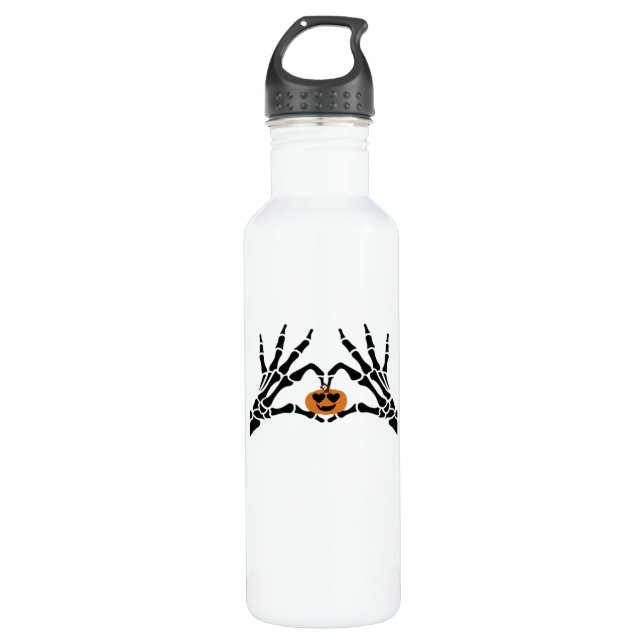 Botella De Agua Spooky Heart Hands Classic (Anverso)