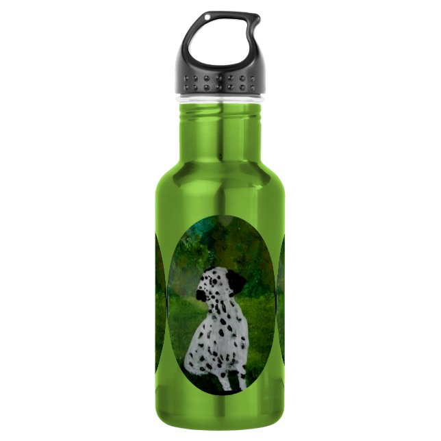 Botella De Agua Spotty Dog Art Dalmatian (Anverso)