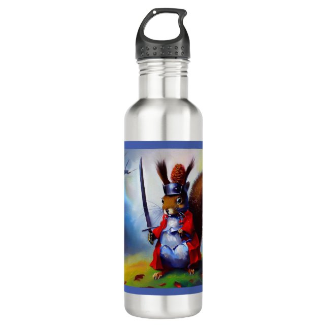 Botella De Agua Squirrel Samurai (Anverso)