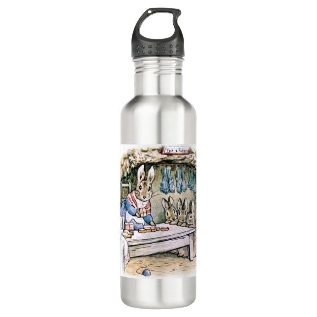 Botella De Agua Sra. Rabbit, Flopsy Mopsy y Cottontail (Anverso)