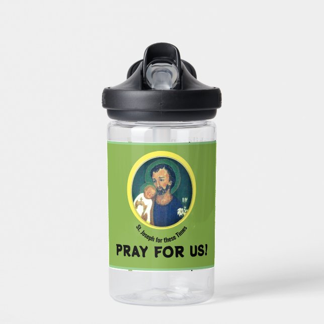 Botella De Agua St Joseph para estos tiempos (Delante)