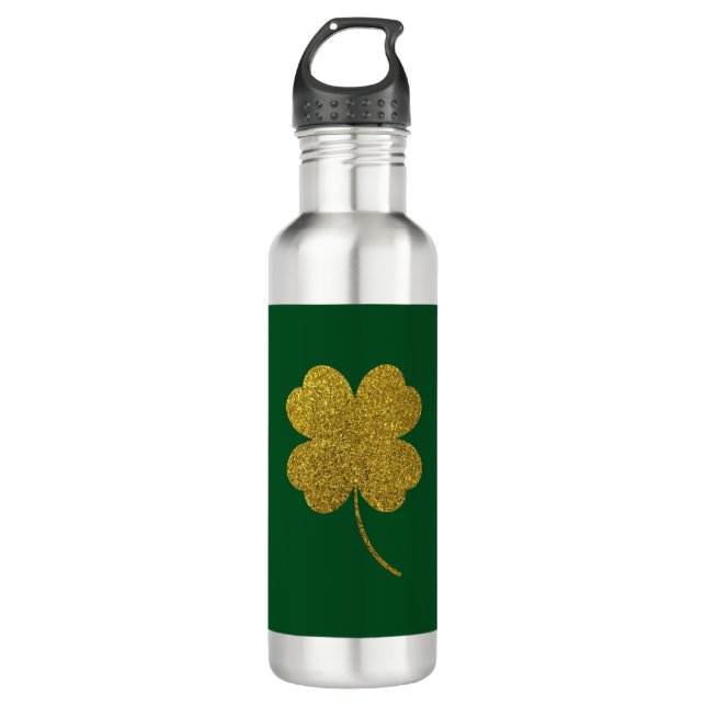 Botella De Agua St. Patrick's Day Shamrock (Anverso)