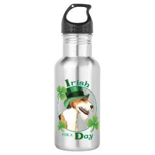 Botella De Agua St. Patrick's Day Wire Fox Terrier