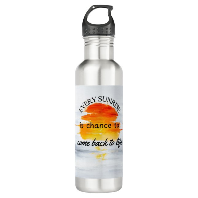 Botella De Agua Stainless Steel Inspirational Drink Bottle (Anverso)