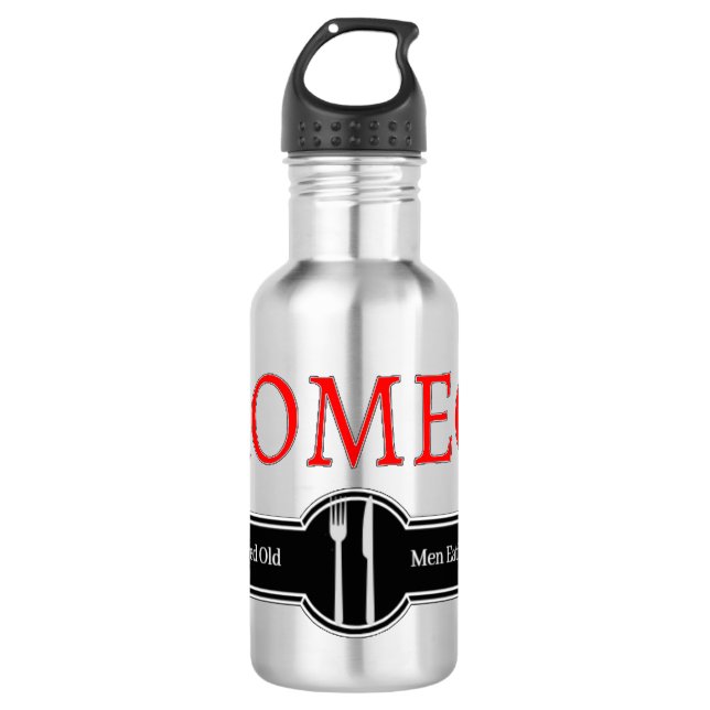 Botella De Agua Stainless Steel Water Bottle Funny ROMEO Quote (Anverso)