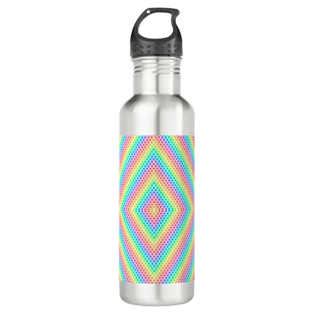 Botella De Agua Stainless steel water bottle with a vibrant (Anverso)