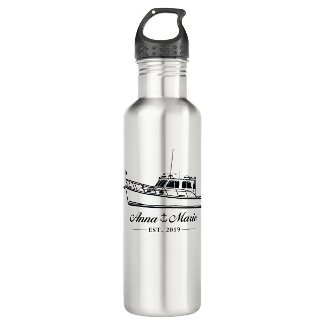 Botella De Agua Stainless Tumbler - El barco Anna Marie (Anverso)