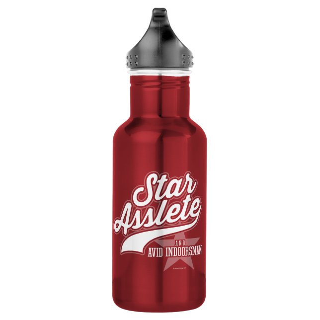 Botella De Agua Star Asslete (Avid Indoorsman) (Derecha)