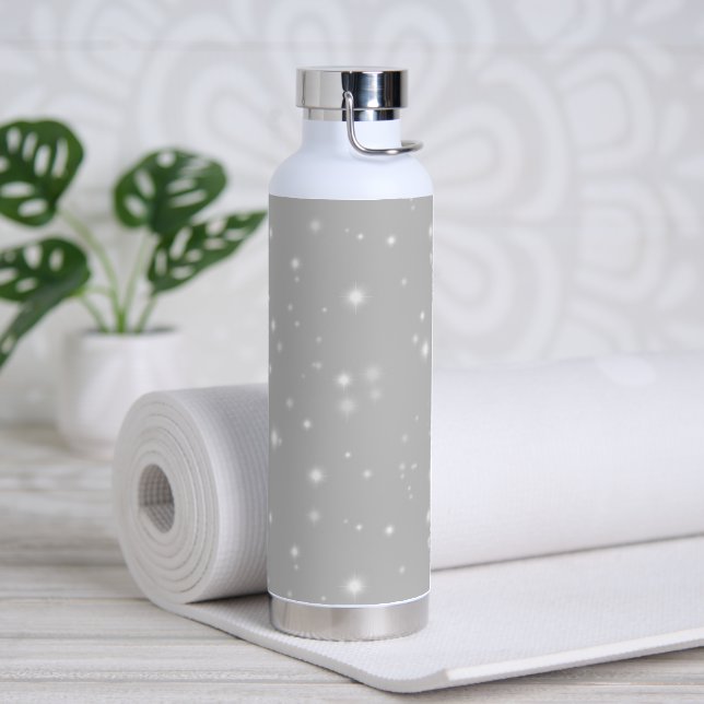 Botella De Agua Starlight gris plateado (Yoga)