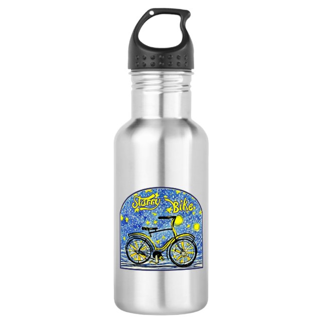 Botella De Agua Starry Bike (Anverso)