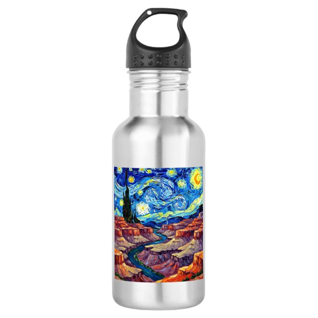 Botella De Agua Starry Night Grand Canyon Arizona (Anverso)