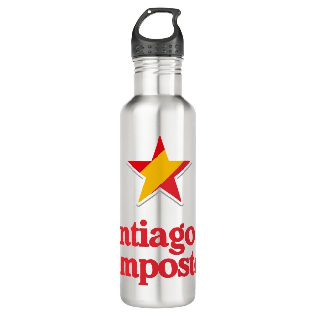 Botella De Agua Stars of Spain – Santiago de Compostela (Anverso)
