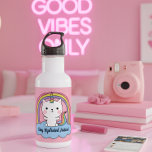Botella De Agua Stay Hydrate Cat Unicorn<br><div class="desc">Botella de agua de acero de unicornio para una estancia agradable - Nada como una bebida refrescante para mantener los fluidos al día. Manténgase refrescado con esta botella de agua de acero inoxidable "cattitude". Con la meowgical estrella llena de fantasía de nuestra tienda... presentando... ¡Kittycorn! Así es, el gato está...</div>
