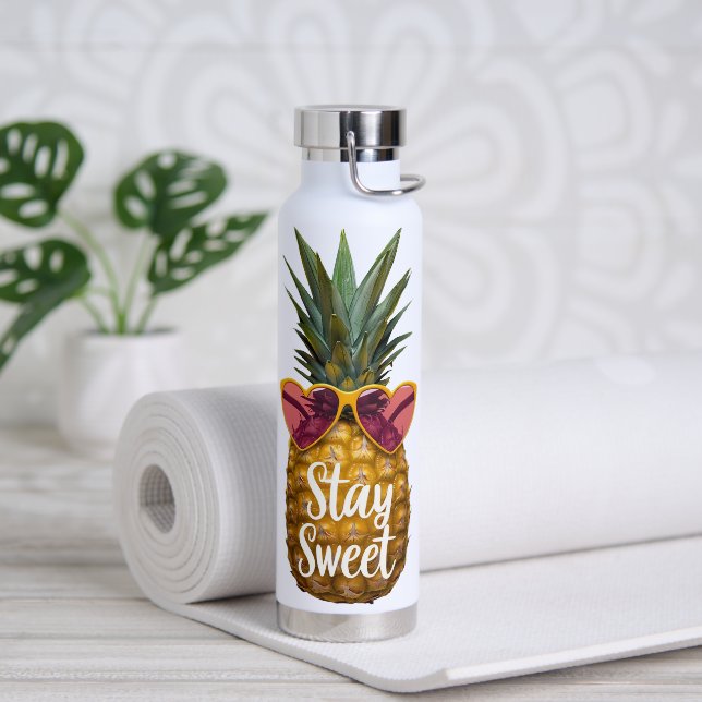 Botella De Agua 🍍 Stay Sweet 💛 (Yoga)