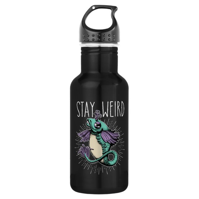Botella De Agua Stay Weird (Anverso)