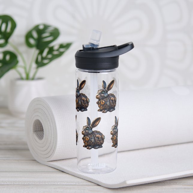 Botella De Agua Steampunk Easter Bunny (Yoga)
