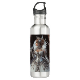 Botella De Agua Steampunk Victorian Industrial Winter Queen