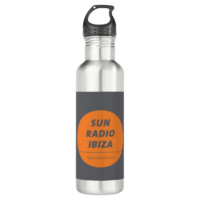 Botella De Agua Steel Sport Bottle by Sun Radio Ibiza  (Anverso)