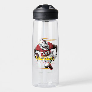 Botella De Agua Step into Victory Fútbol Americano   25oz