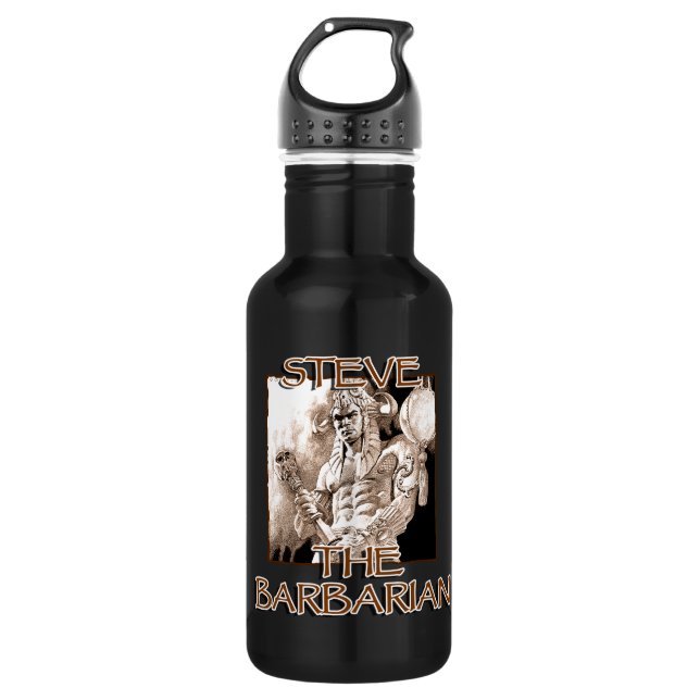 Botella De Agua Steve The Barbarian (Anverso)