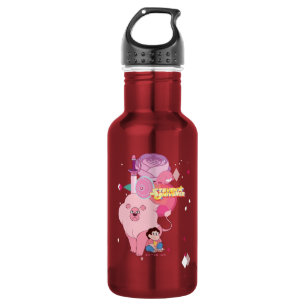 Botella De Agua Steven Universe   Legado Rosa Quartz