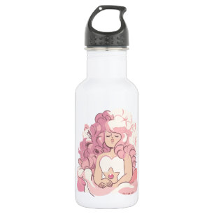 Botella De Agua Steven Universe   Rosa de Ilustracion de cuarzo