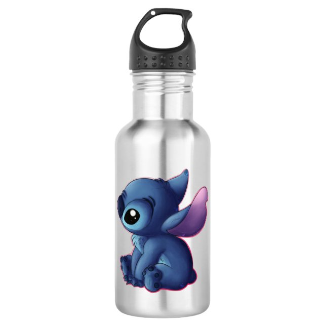 Botella De Agua Stitch Stainless Steel Water Bottle (Anverso)