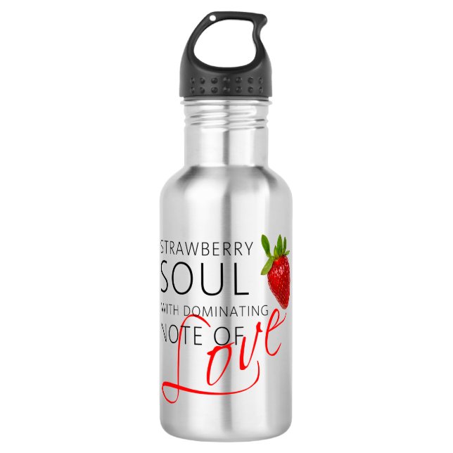 Botella De Agua Strawberry Soul (Anverso)