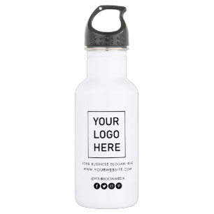 Botella De Agua Su logotipo profesional y Personalizado de texto