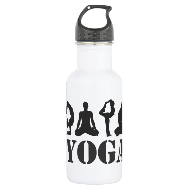 Botella De Agua ¡Su nueva botella de la yoga! (Anverso)