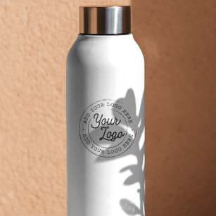 Botella De Agua Su Personalizado de logotipos de empresas en blanc