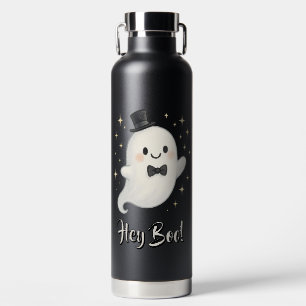 Botella De Agua Suave personalizado Hey Boo Fantasma Halloween