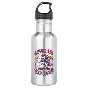 Botella De Agua Subir de Nivel como un Unicornio Comercial Lindo R