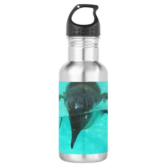 Botella De Agua Submarinismo con pingüino (Anverso)