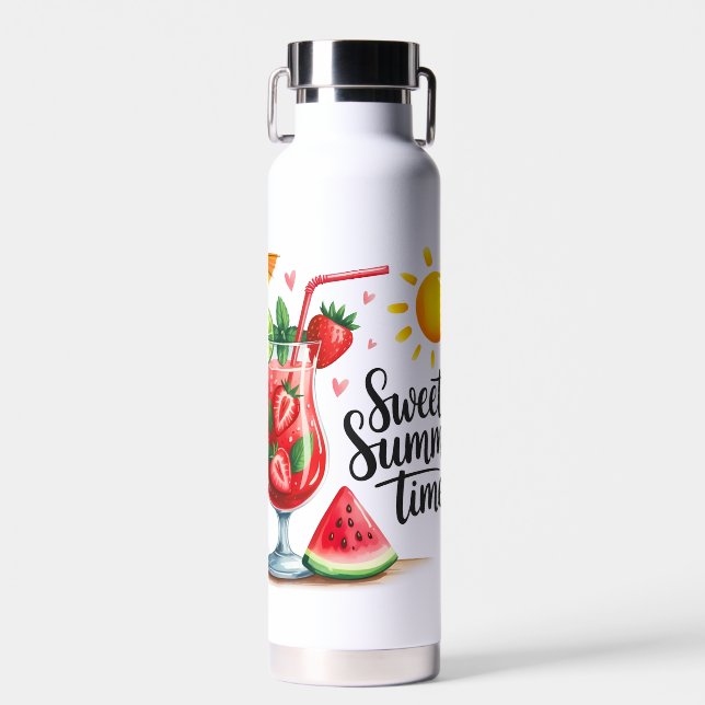 Botella De Agua Sudar Verano  (Delantero)
